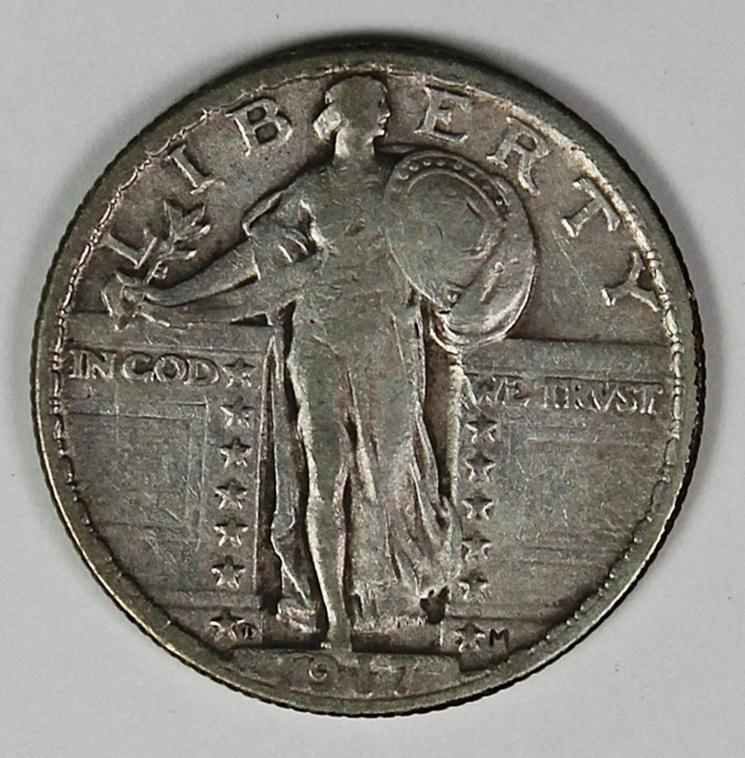 1917-D TYPE 2 STANDING LIBERTY QUARTER (1 of 2)