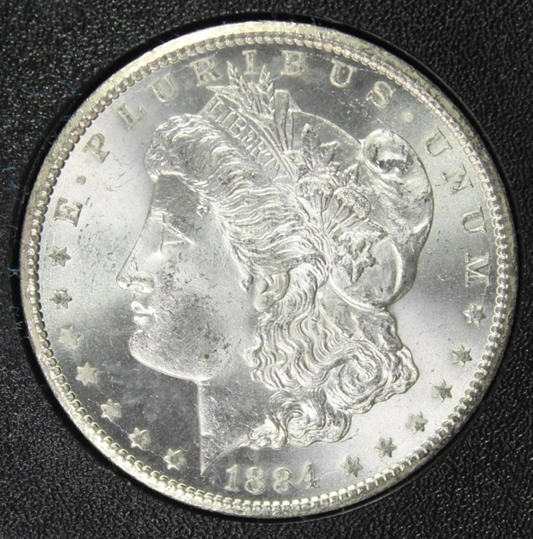 1884 CC MORGAN SILVER DOLLAR (1 of 7)