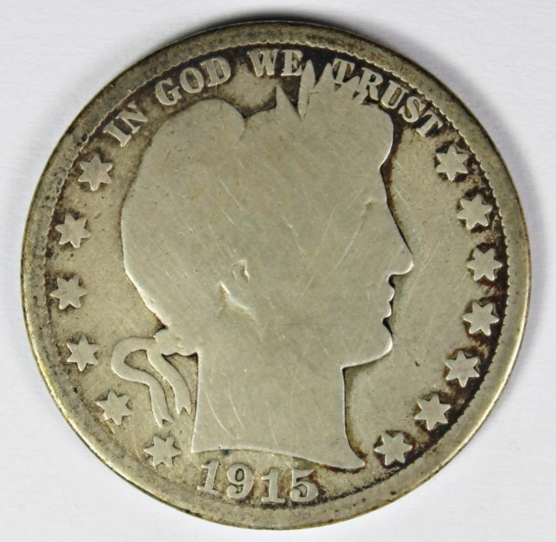 1915 BARBER HALF DOLLAR (1 of 2)