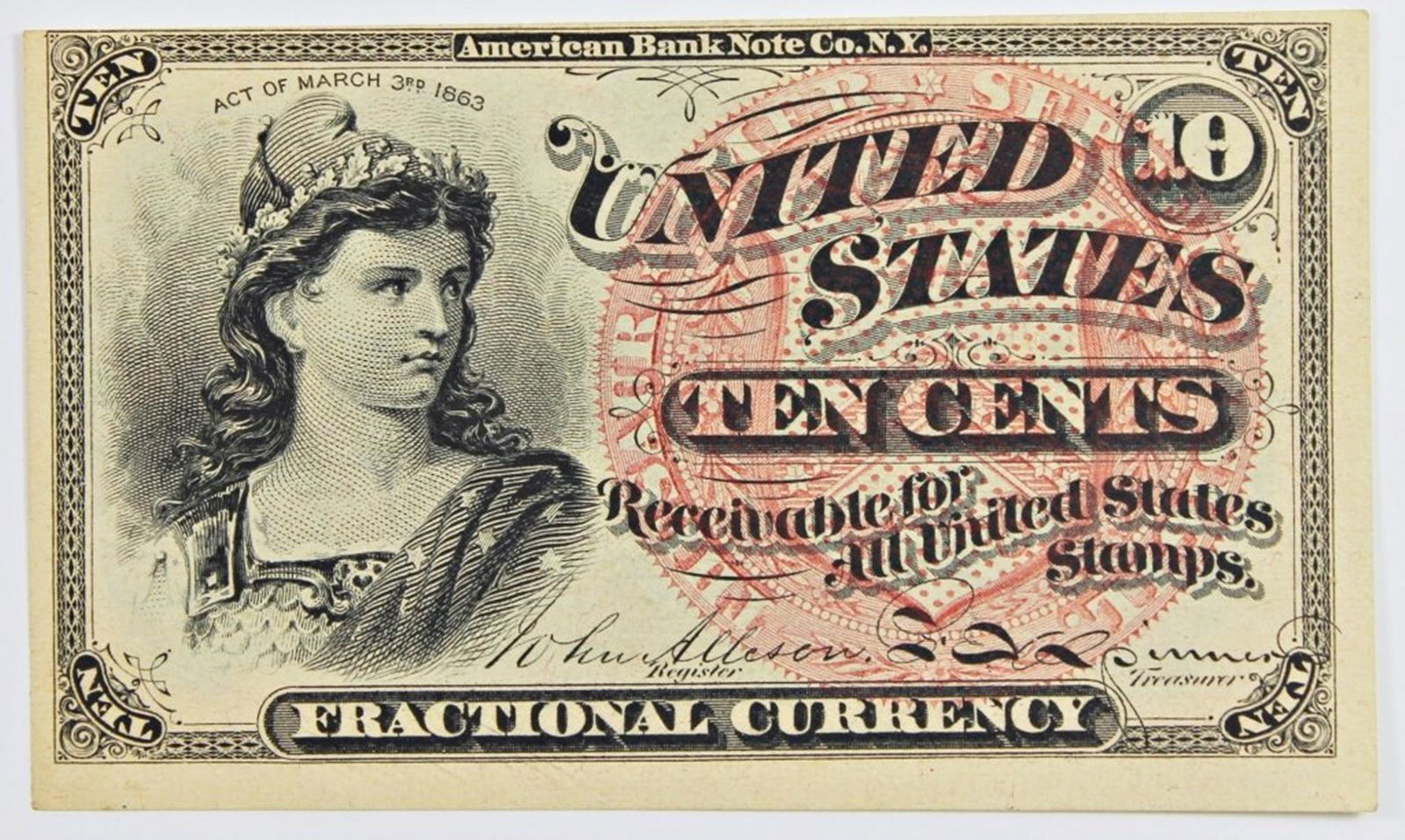 TEN CENT FRACTIONAL NOTE (1 of 2)