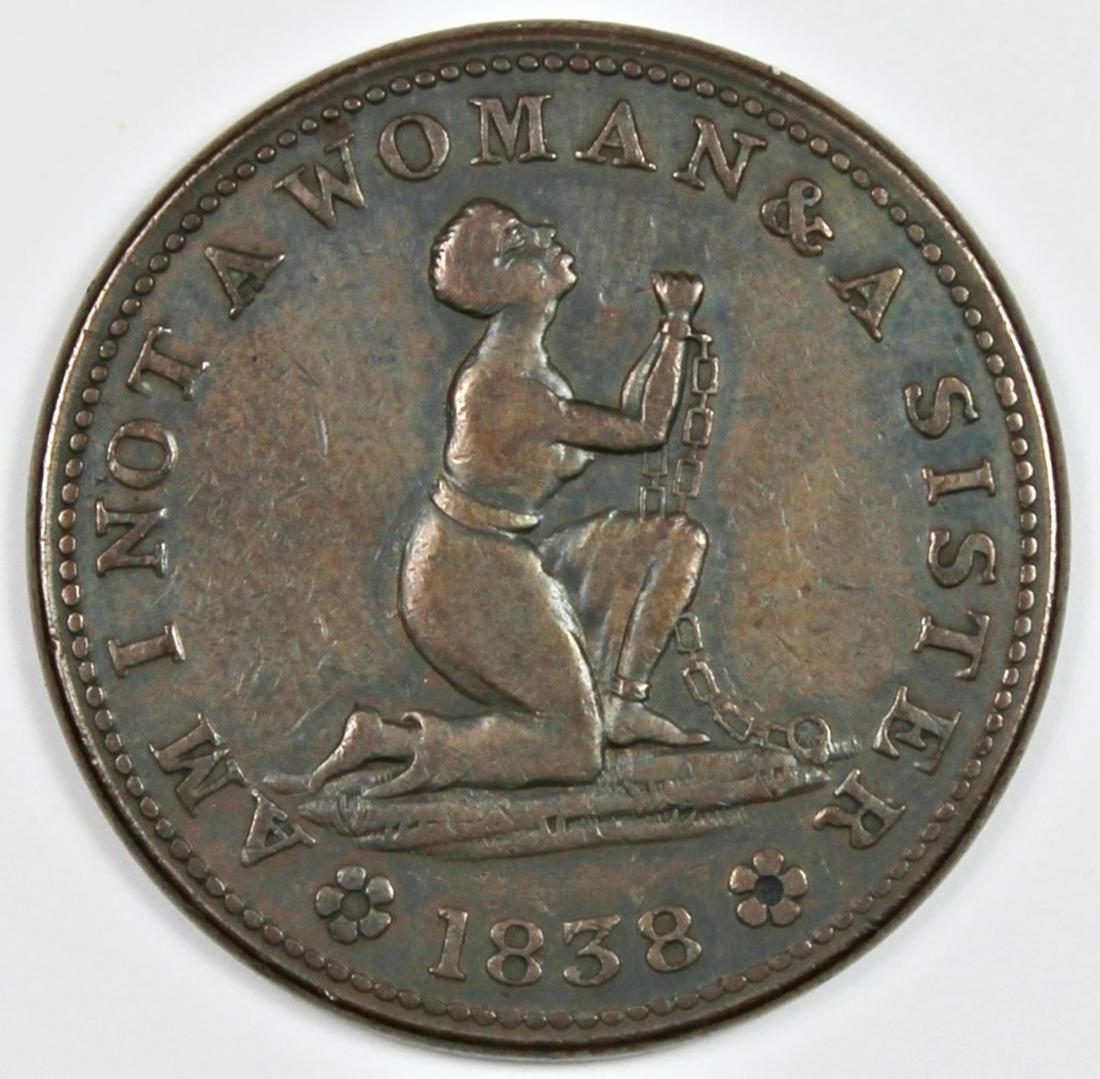 1838 SLAVE TOKEN (1 of 2)