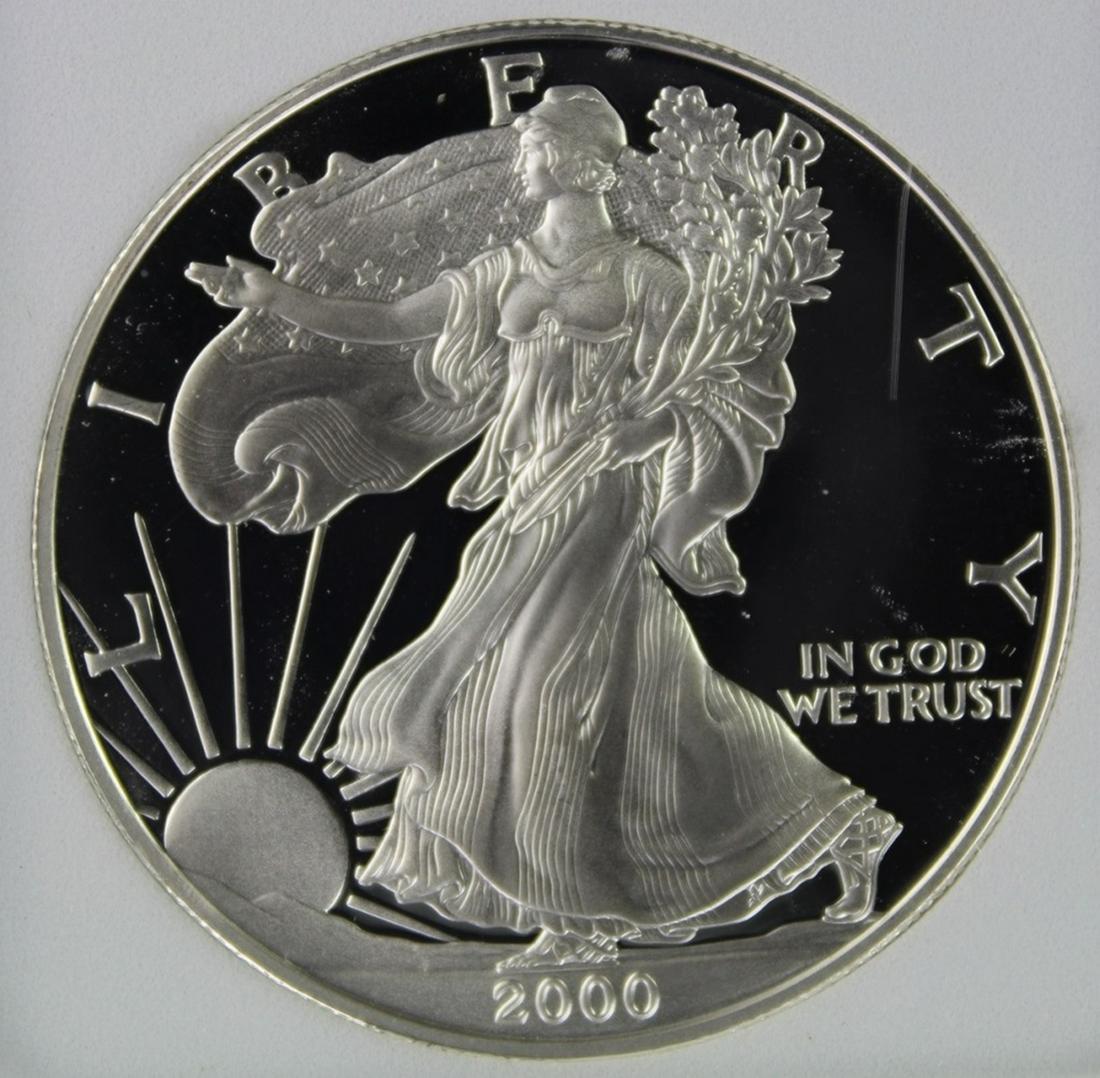 2000-P AMERICAN SILVER EAGLE (1 of 4)