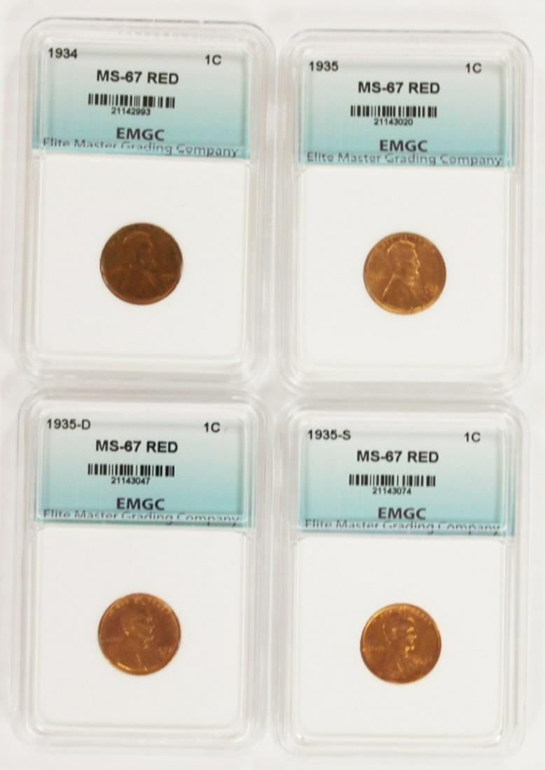 SUPERB RED BU LINCOLN CENTS (1 of 2)