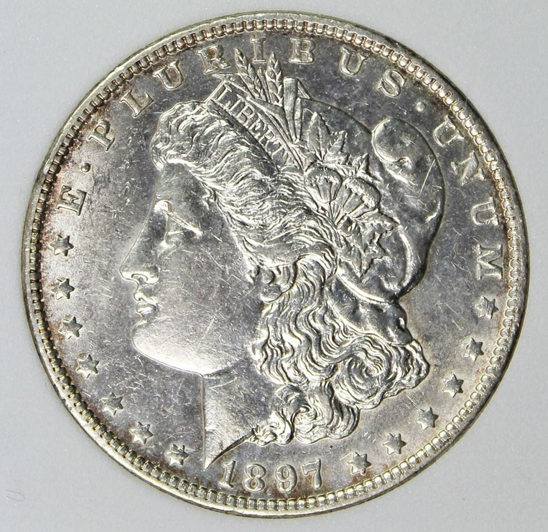 1897-O MORGAN SILVER DOLLAR (1 of 4)