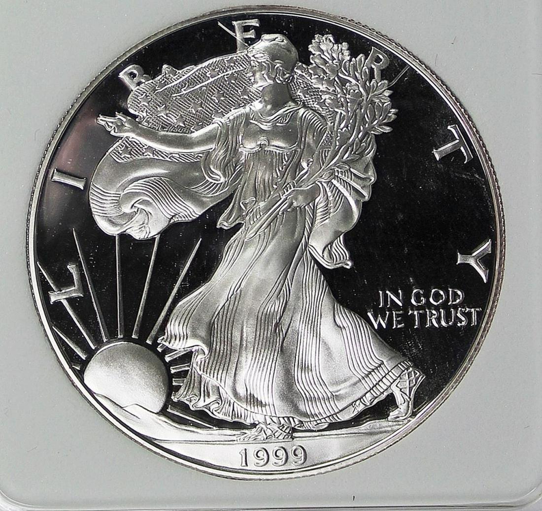 1999 AMERICAN SILVER EAGLE (1 of 4)