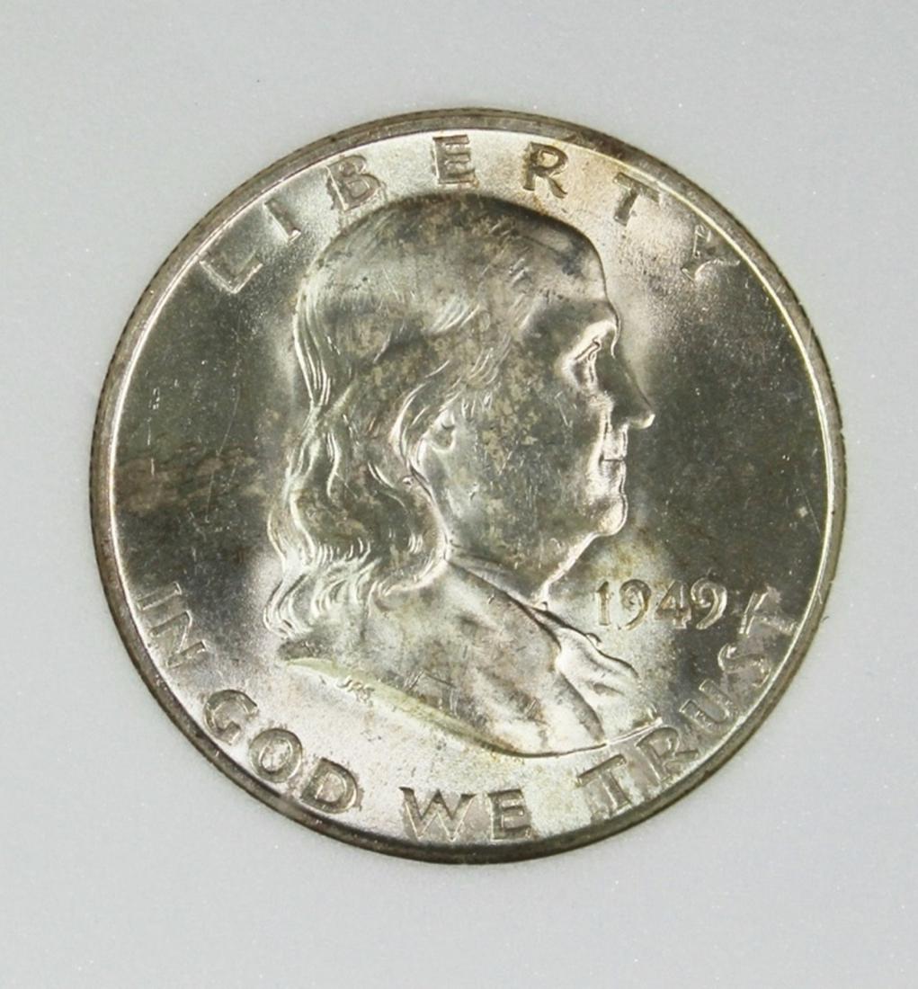 1949-D FRANKLIN HALF DOLLAR (1 of 4)
