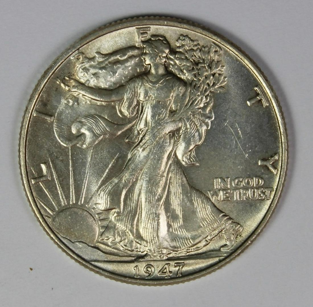 1947 WALKING LIBERTY HALF DOLLAR (1 of 2)