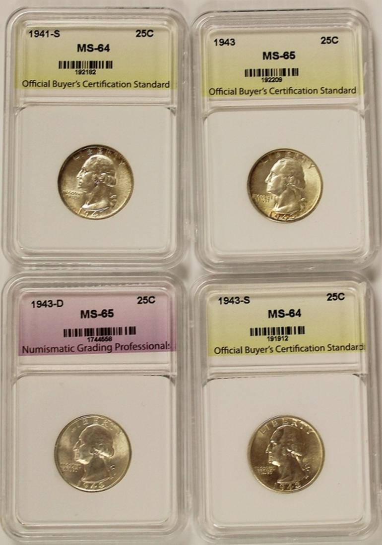 GEM BU WASHINGTON QUARTERS (1 of 2)