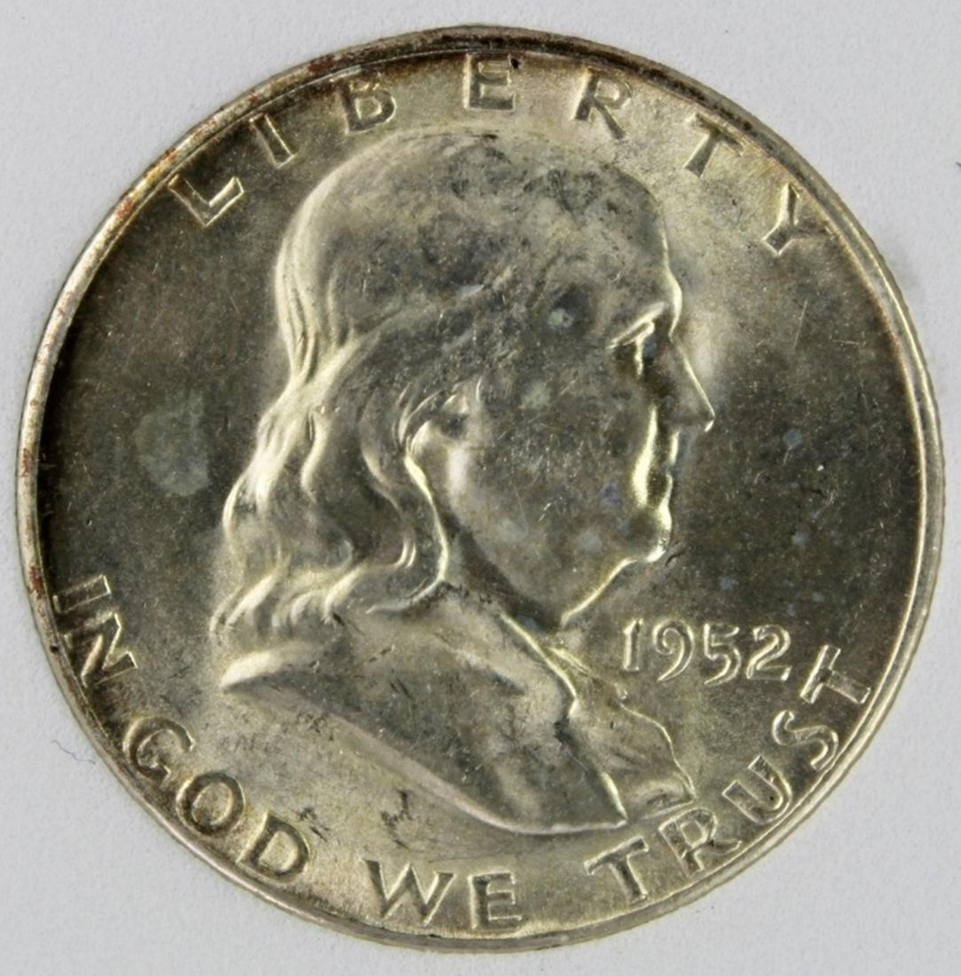 1952-S FRANKLIN HALF DOLLAR (1 of 4)