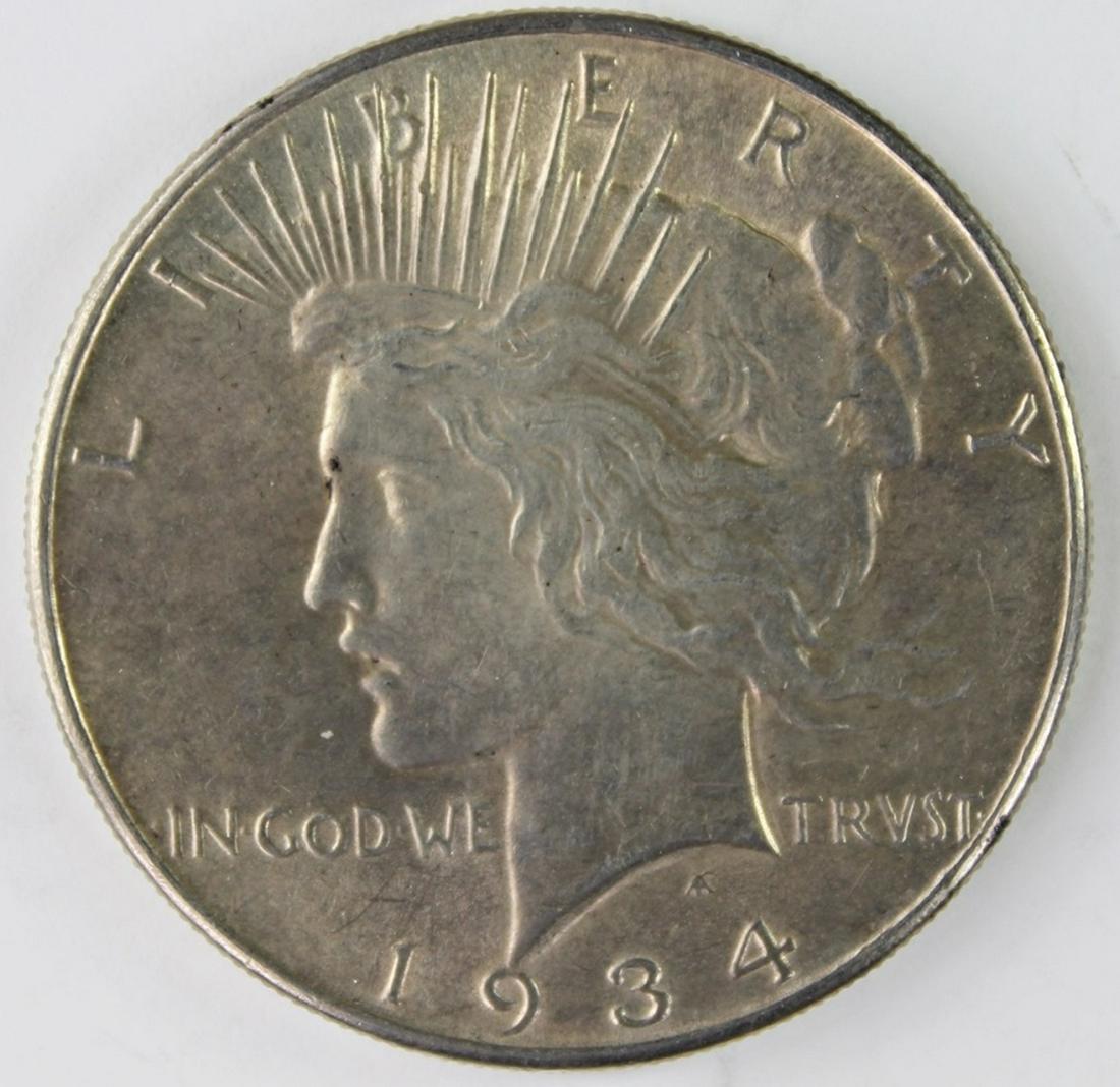1934 PEACE SILVER DOLLAR (1 of 4)