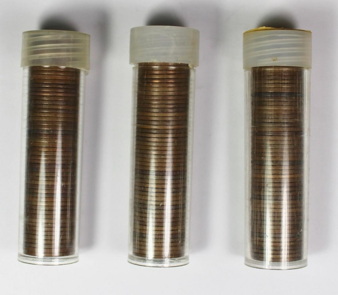 3-ROLLS (150 COINS TOTAL) 1933 LINCOLN CENTS (1 of 1)