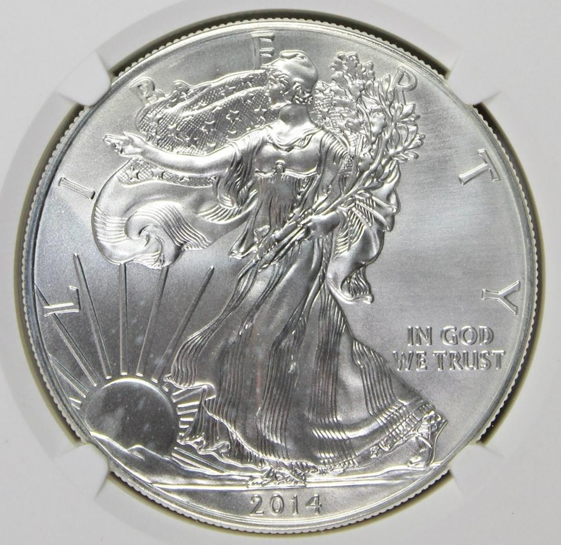 2014-W AMERICAN SILVER EAGLE (1 of 4)