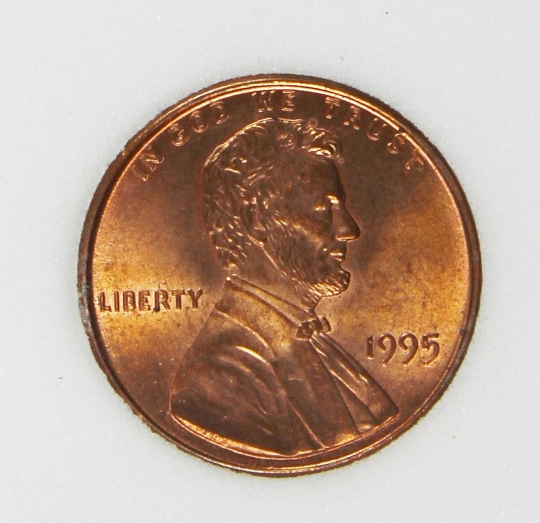 1995 LINCOLN CENT DOUBLE DIE OBVERSE (1 of 4)
