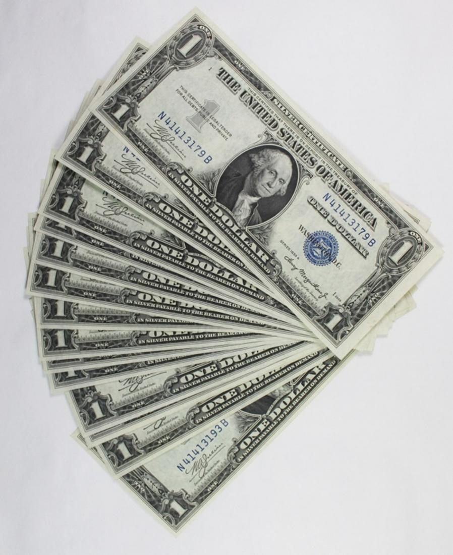 RUN OF (15) CONSECUTIVE SERIALS 1935-A (1 of 4)