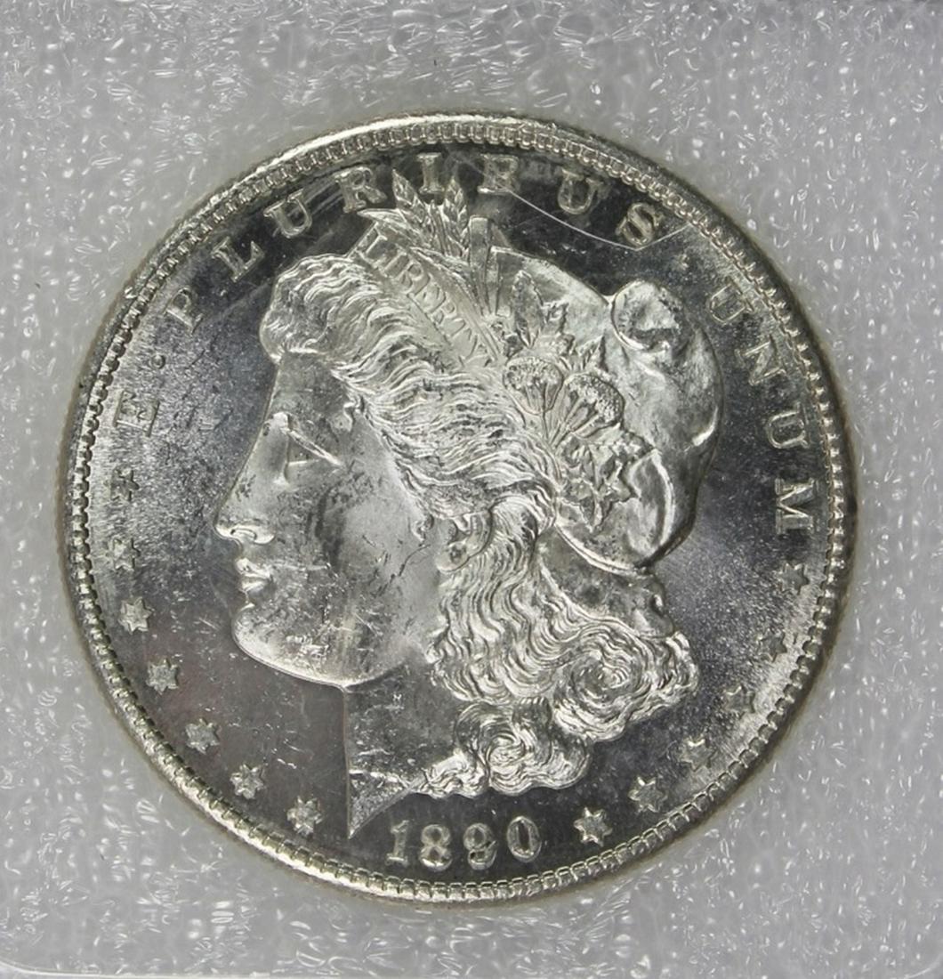 1890-S MORGAN SILVER DOLLAR (1 of 4)