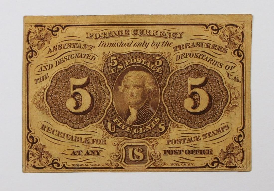 FIVE CENT FRACTIONAL CURRENCY (1 of 2)