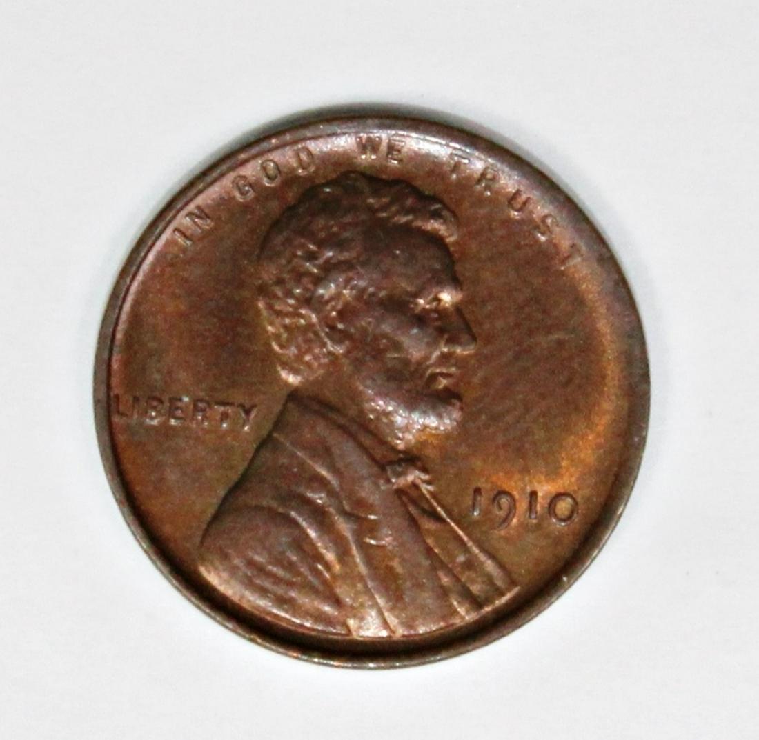 1910 LINCOLN CENT CH BU 65 RED BROWN (1 of 2)