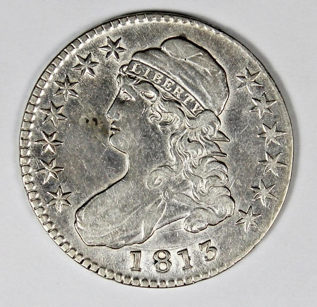 1813 BUST HALF UNI (1 of 2)