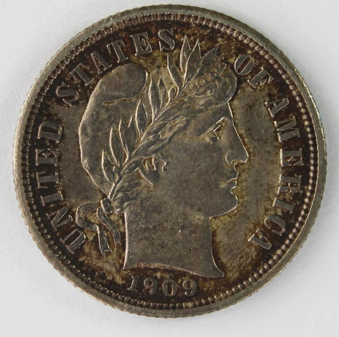 1909 BARBER DIME (1 of 4)