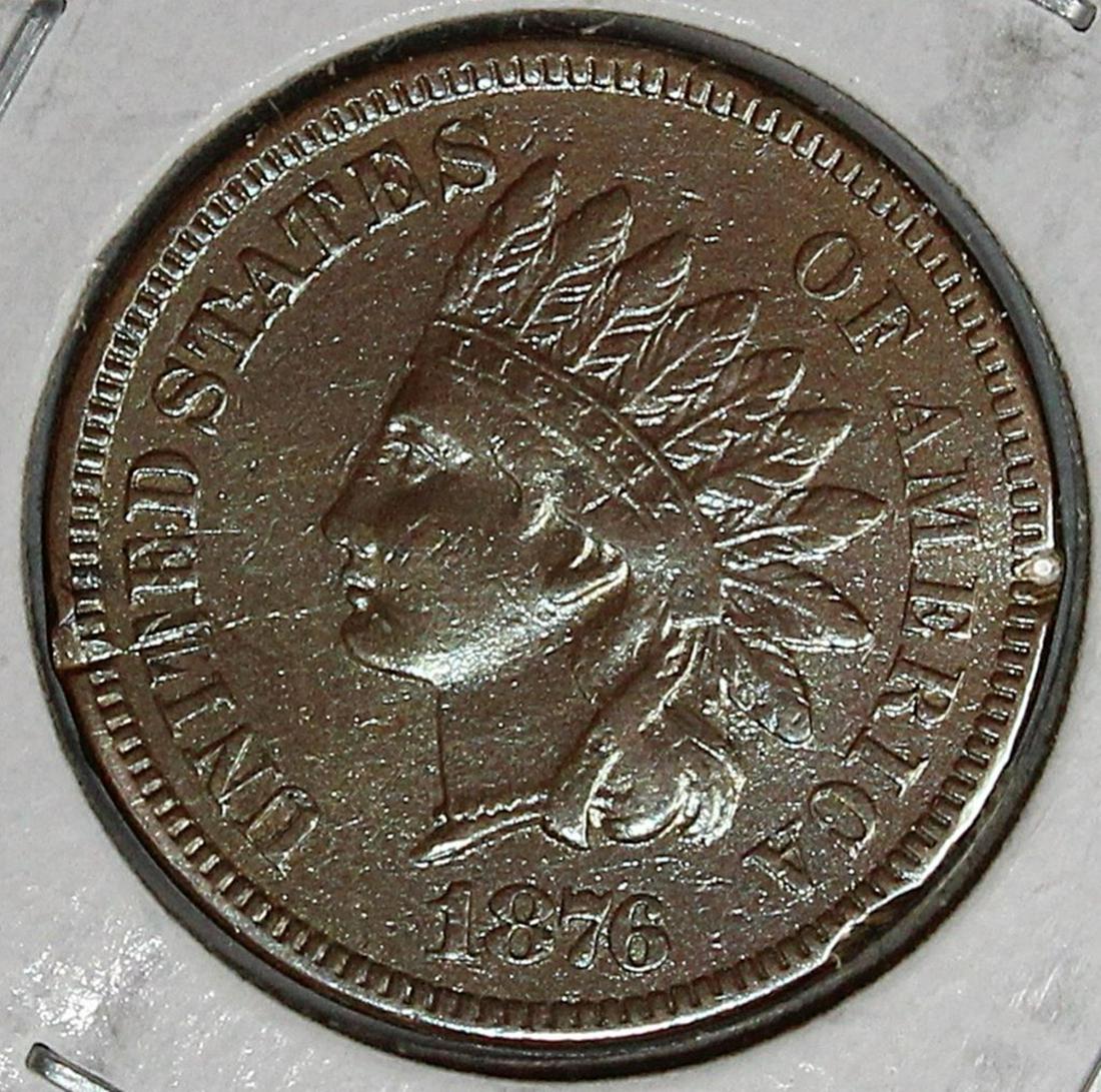 1876 INDIAN CENT (1 of 2)