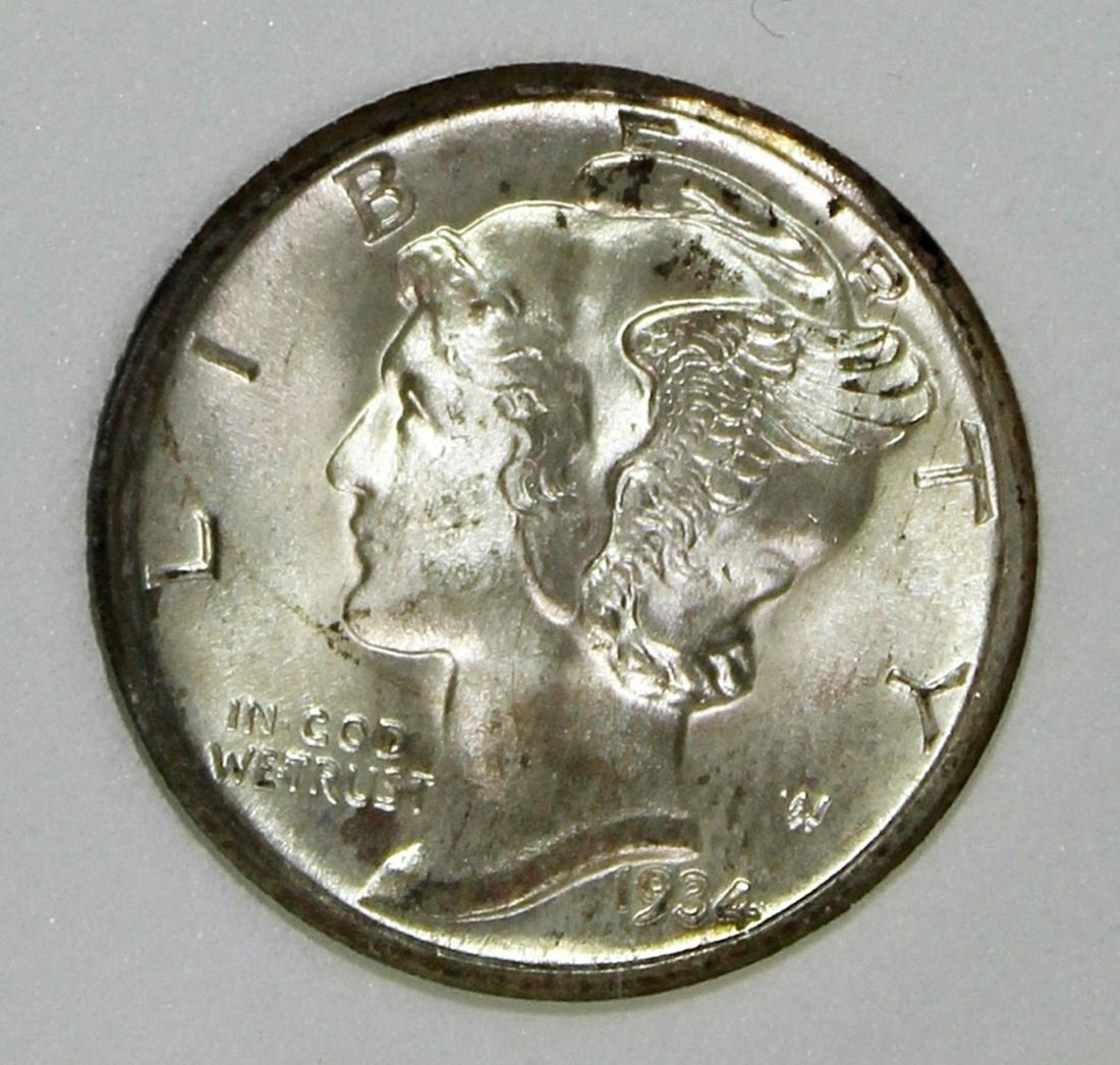 1934-D MERCURY DIME (1 of 4)