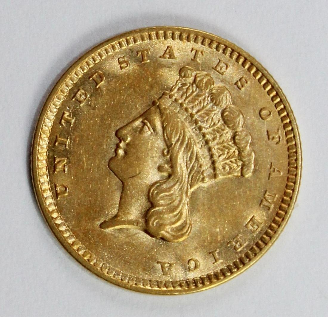 1857 GOLD DOLLAR (1 of 2)
