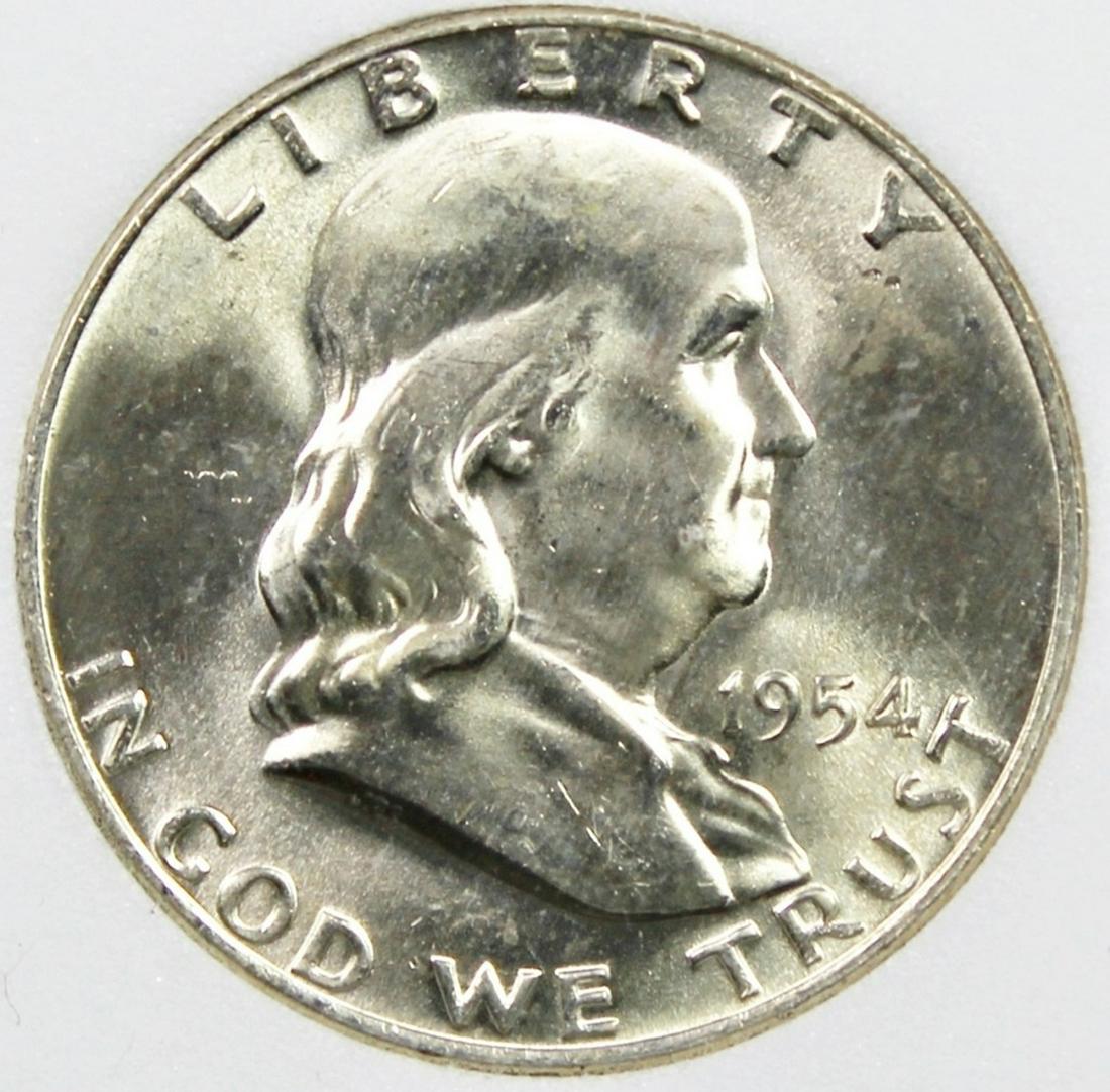 1954-D FRANKLIN HALF DOLLAR (1 of 4)