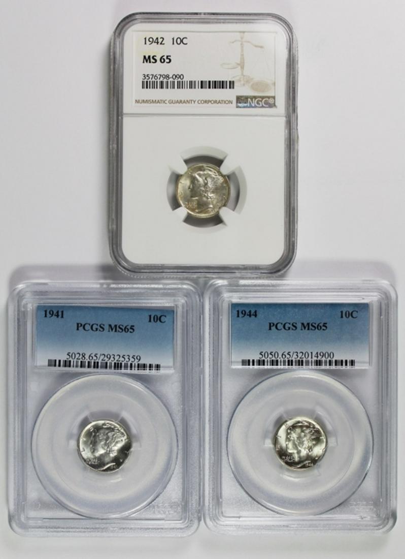 MERCURY DIME LOT: (1 of 2)