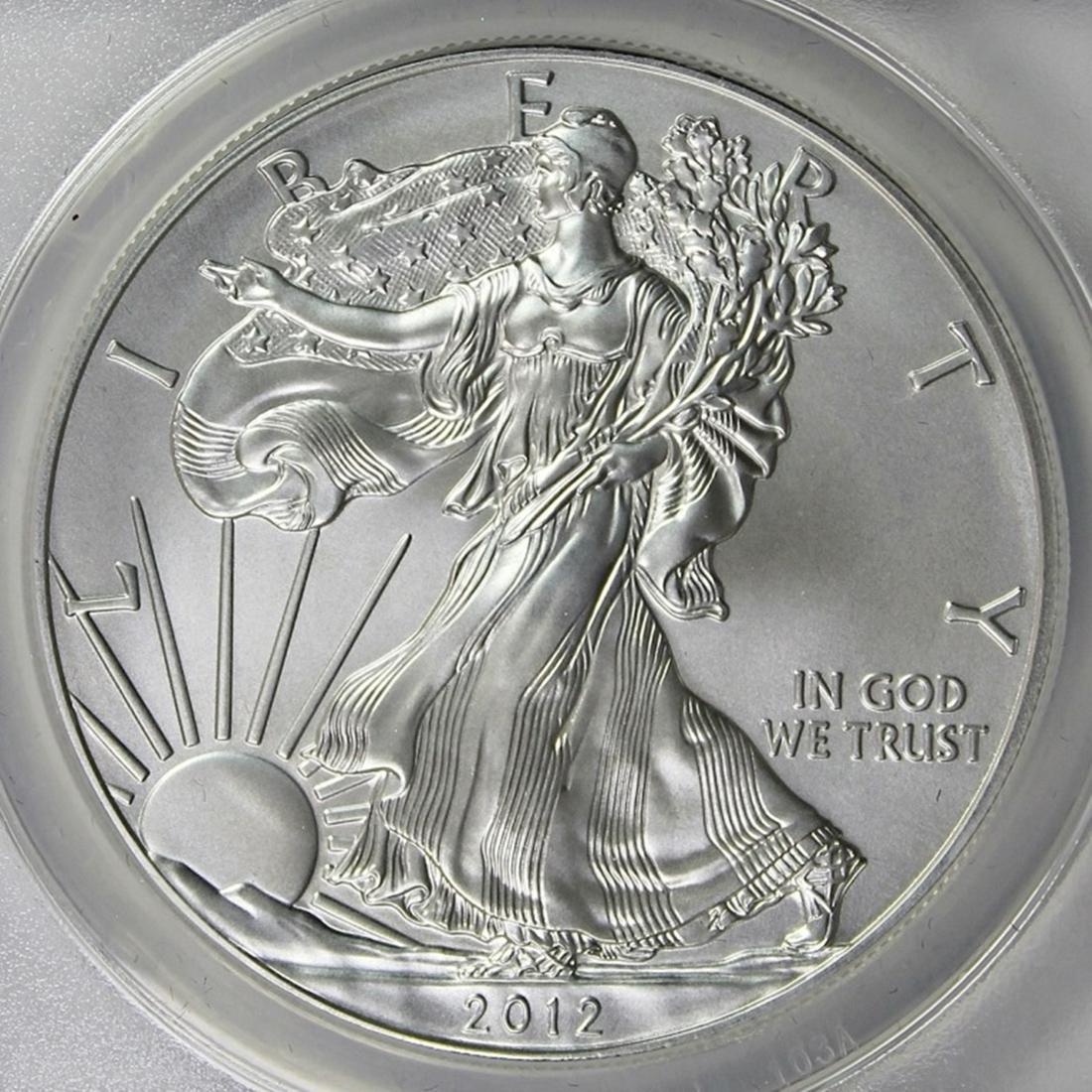 2012-W AMERICAN SILVER EAGLE (1 of 4)
