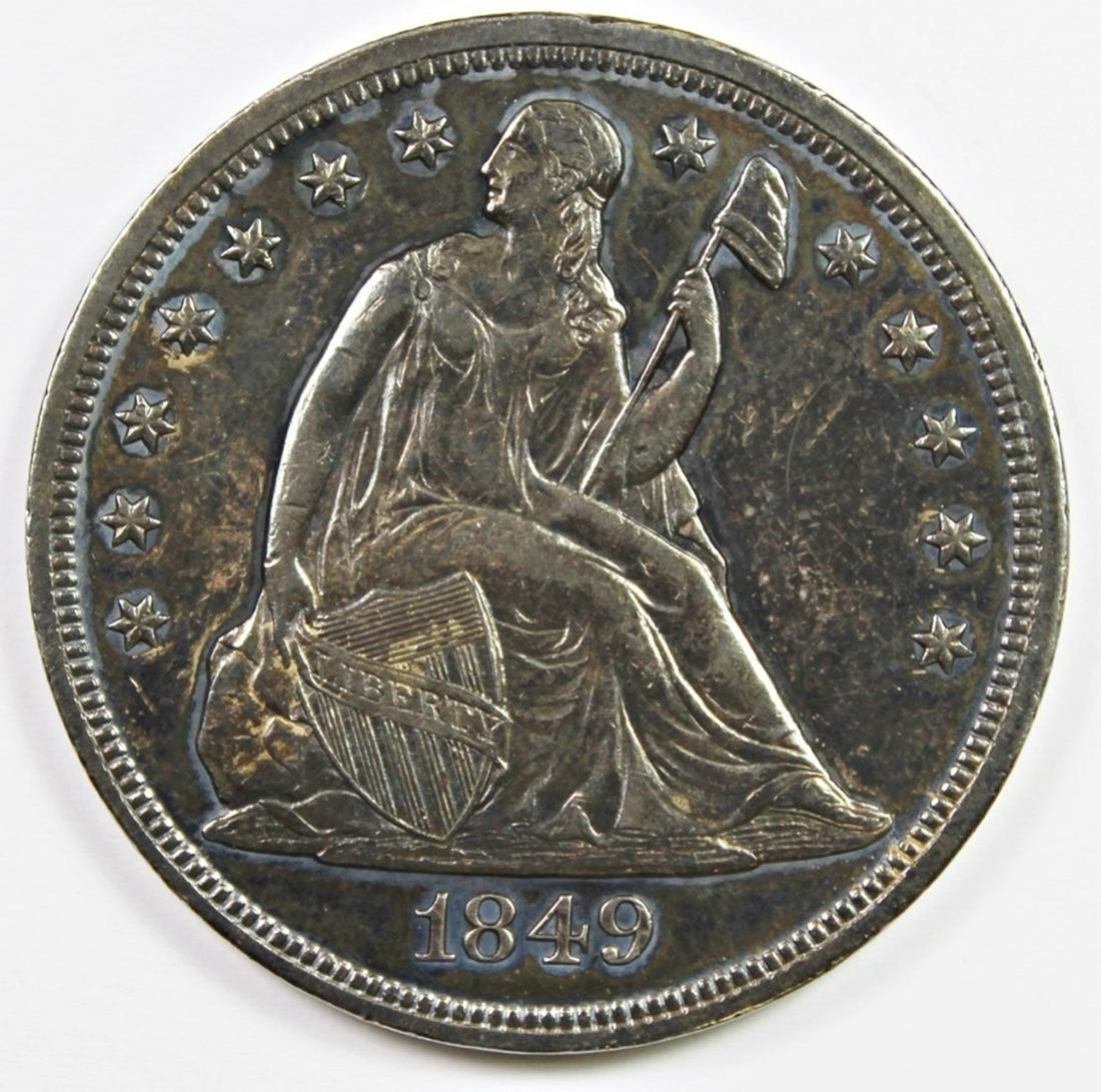 1849 SEATED DOLLAR (1 of 4)