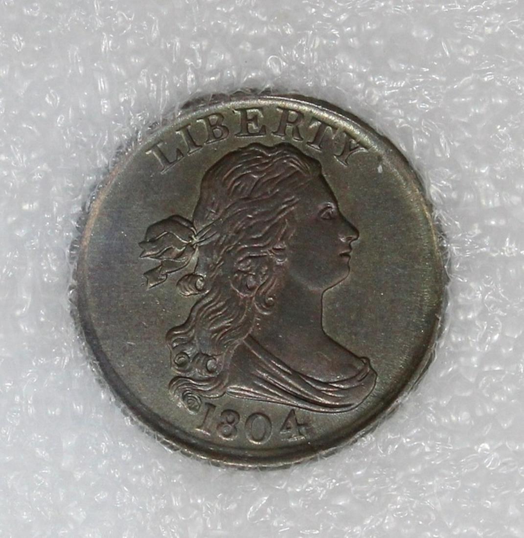 1804 HALF CENT PL.4 NO STEMS (1 of 4)