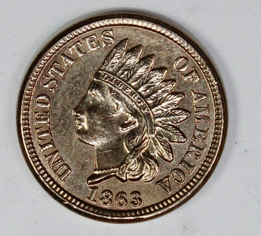 1863 INDIAN CENT (1 of 2)