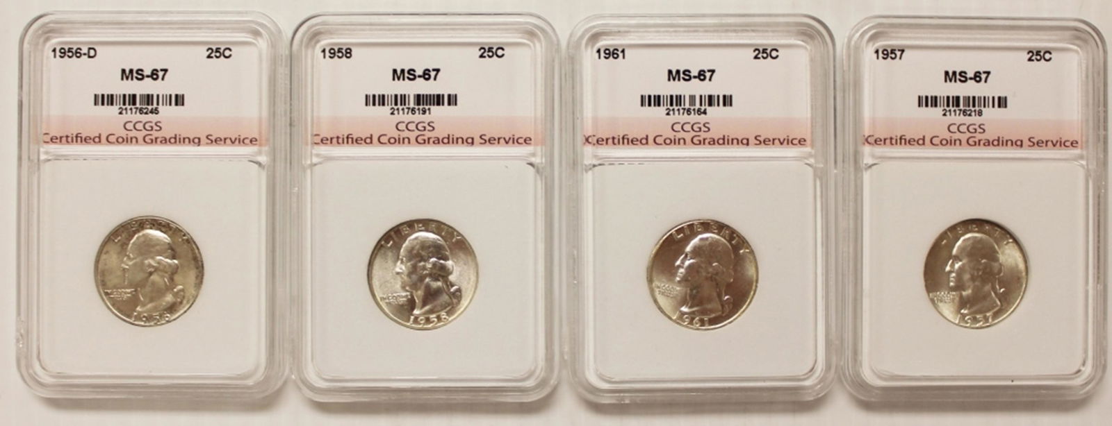 GROUP OF SUPERB BU WASHINGTON QUARTERS (1 of 2)
