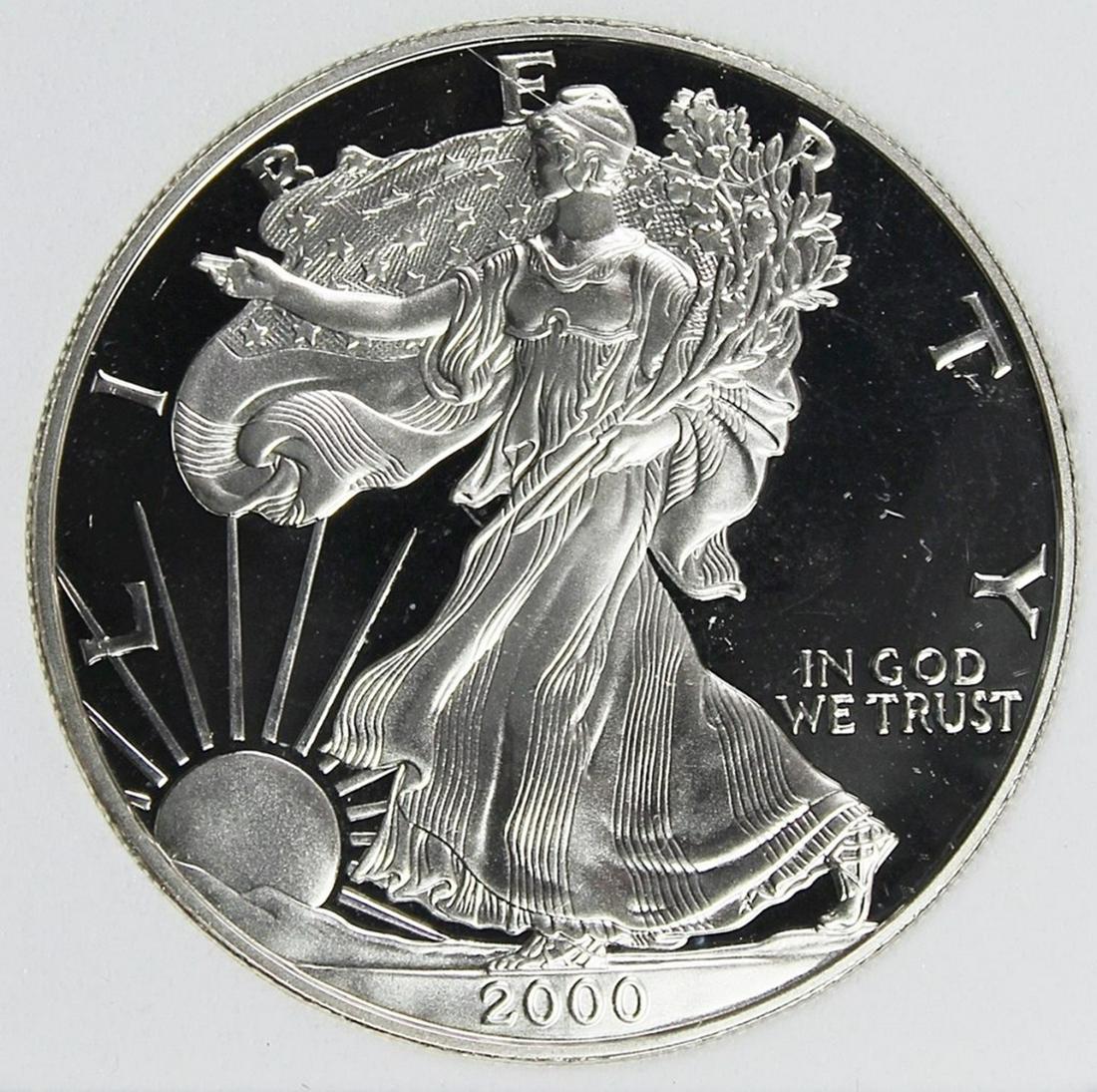 2000-P AMERICAN SILVER EAGLE (1 of 4)