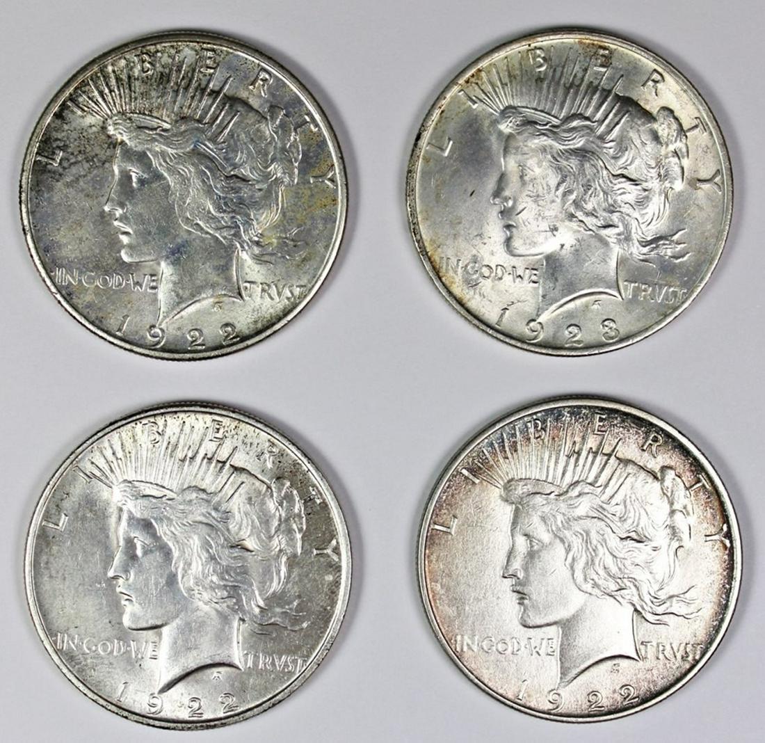 PEACE DOLLAR LOT: (1 of 2)