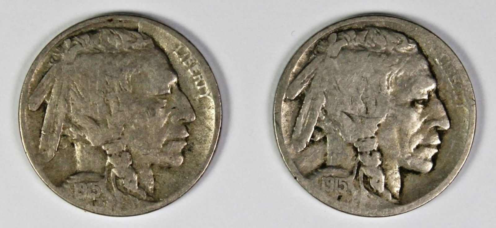 TWO BUFFALO NICKELS: (1 of 2)