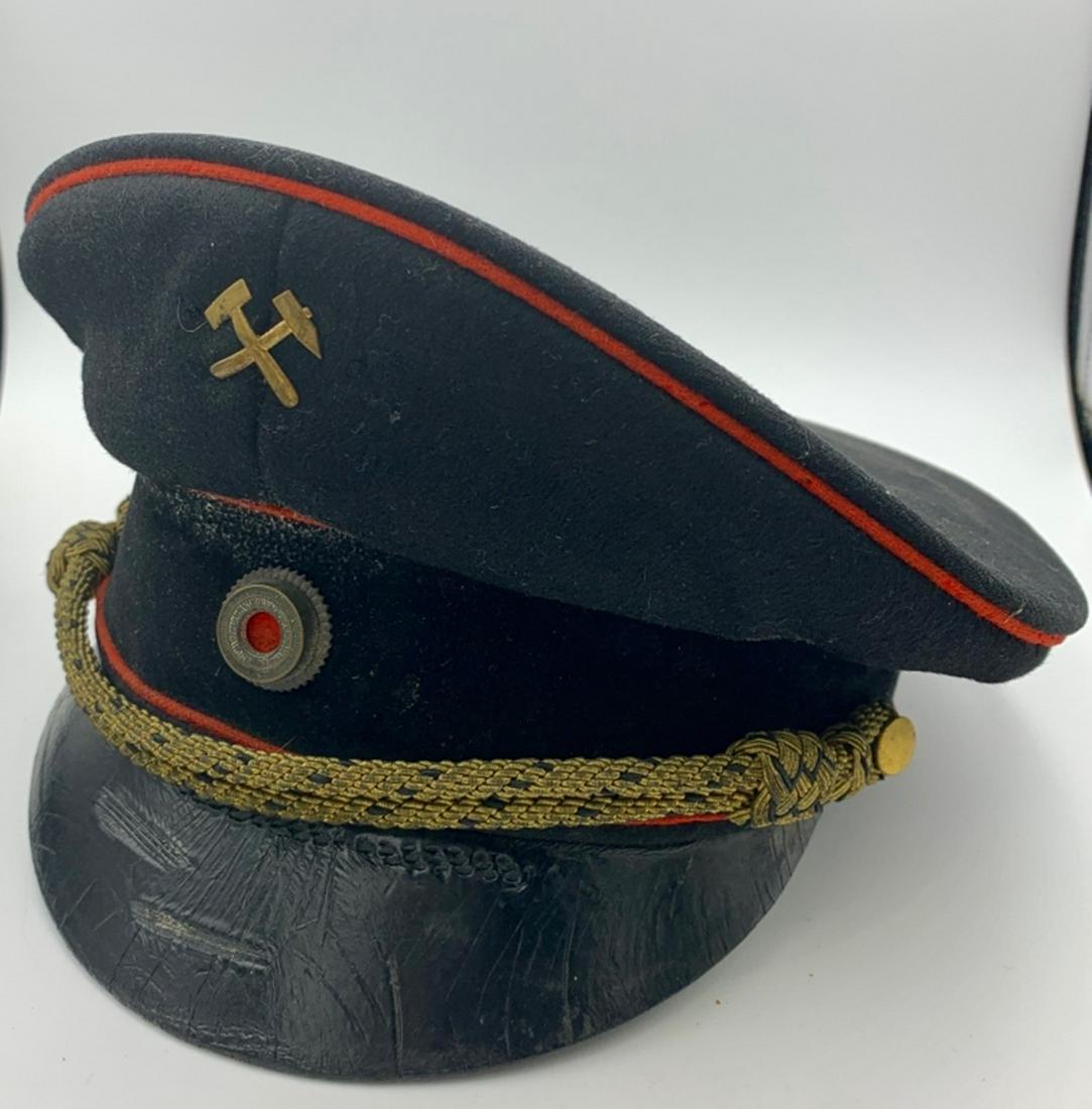 VINTAGE ORGINAL GERMAN VISOR CAP (1 of 5)