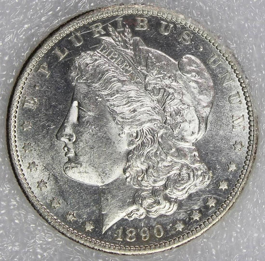 1890-S MORGAN SILVER DOLLAR (1 of 4)