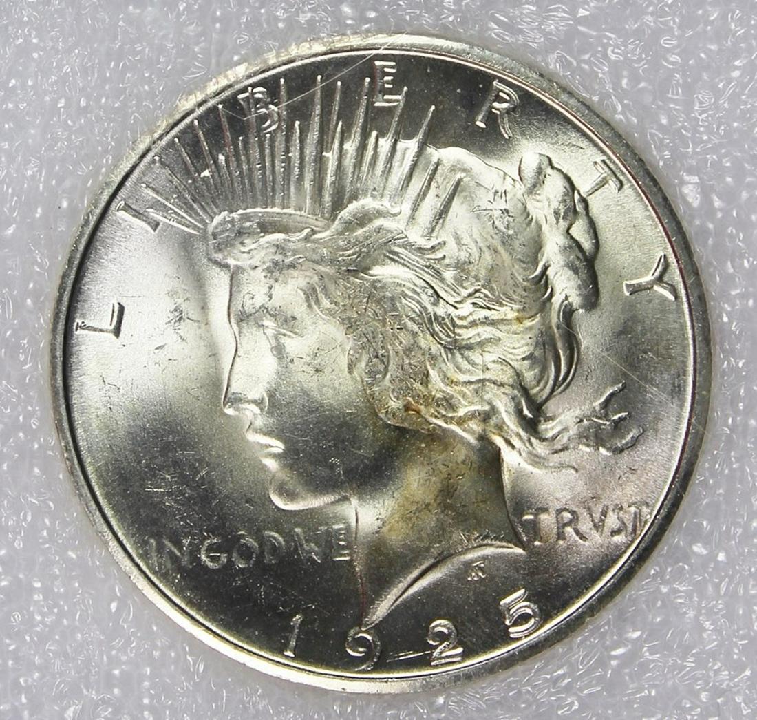 1925-S PEACE SILVER DOLLAR (1 of 4)