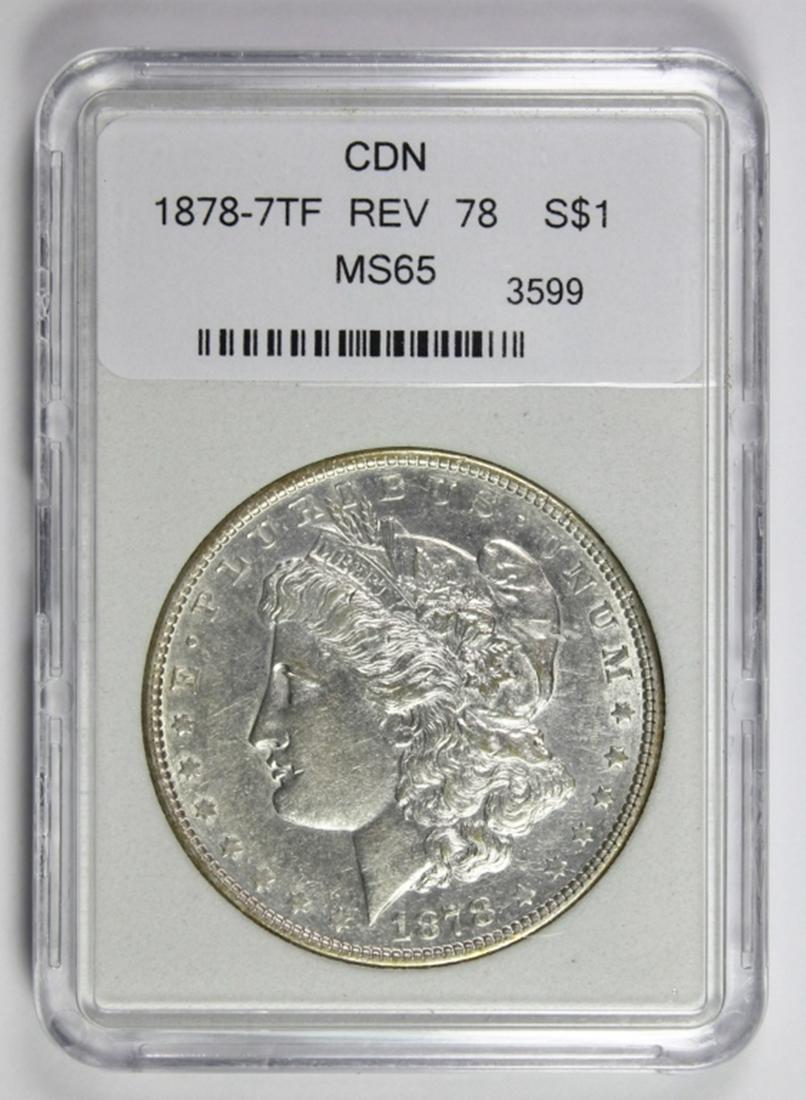1878 7F MORGAN SILVER DOLLAR (1 of 4)