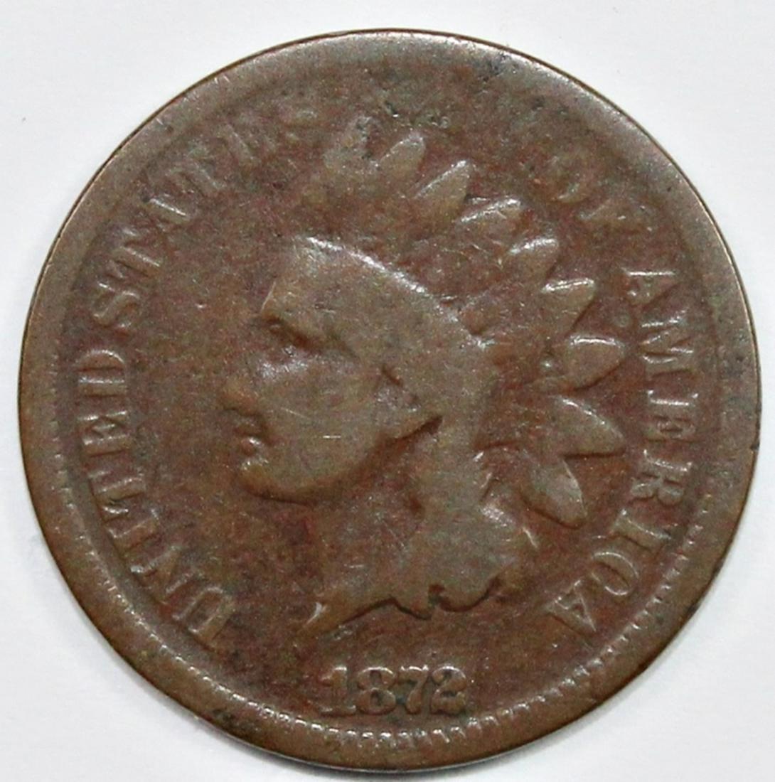 1872 INDIAN CENT (1 of 2)