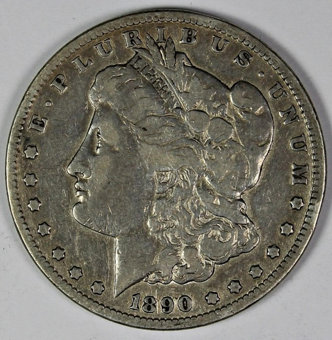 1890-CC MORGAN SILVER DOLLAR (1 of 2)