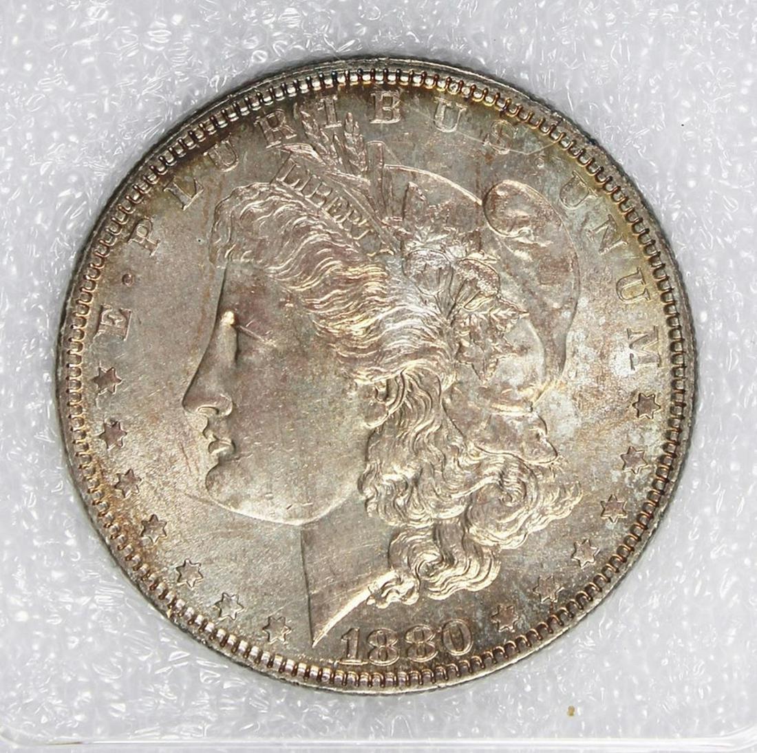 1880-O MORGAN SILVER DOLLAR (1 of 4)