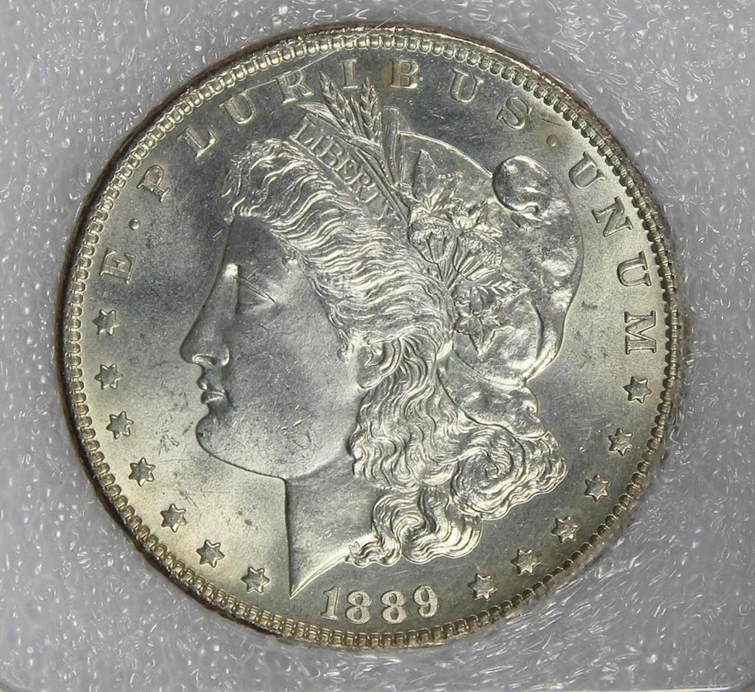 1889 MORGAN SILVER DOLLAR (1 of 4)
