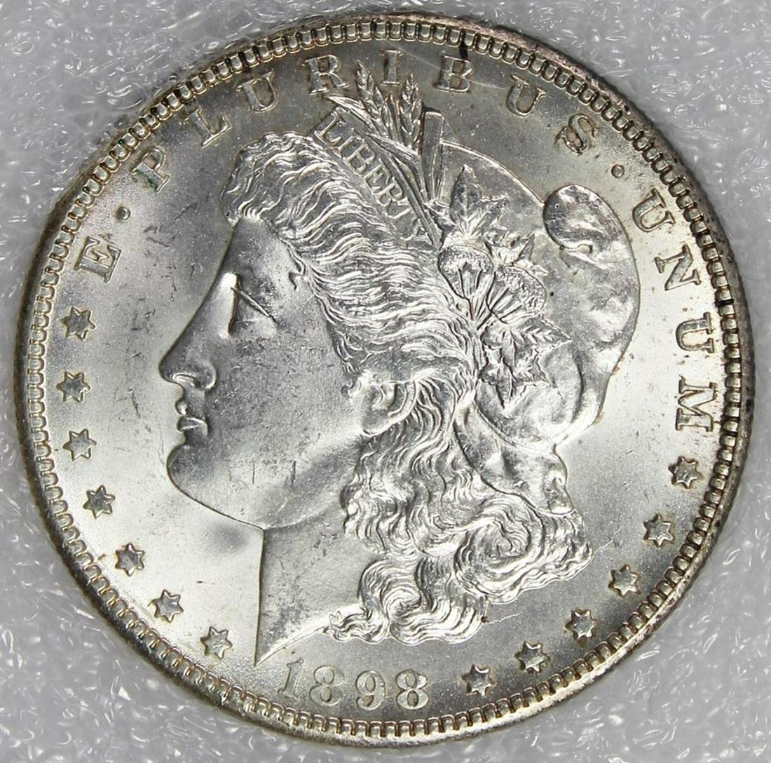 1898-O MORGAN SILVER DOLLAR (1 of 4)