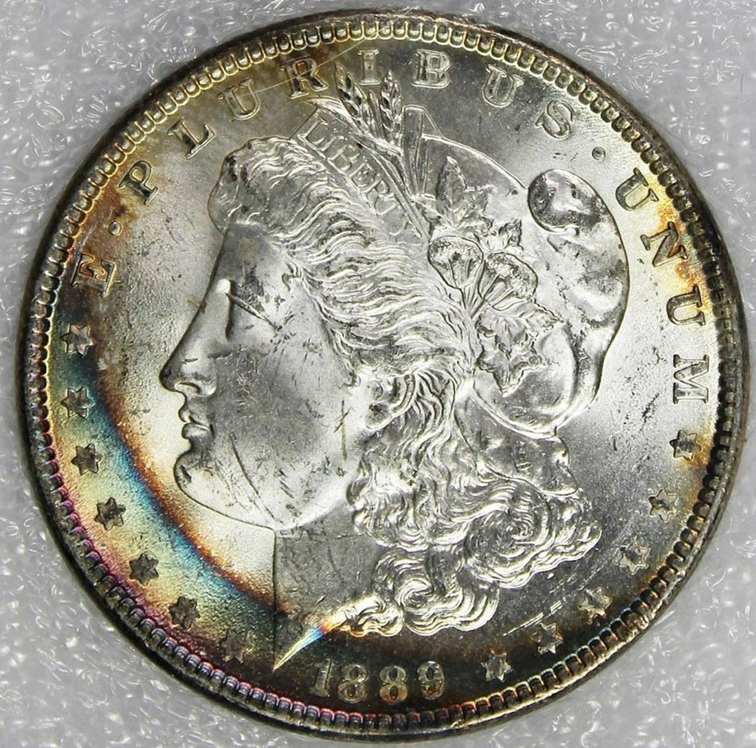 1889 MORGAN SILVER DOLLAR (1 of 4)