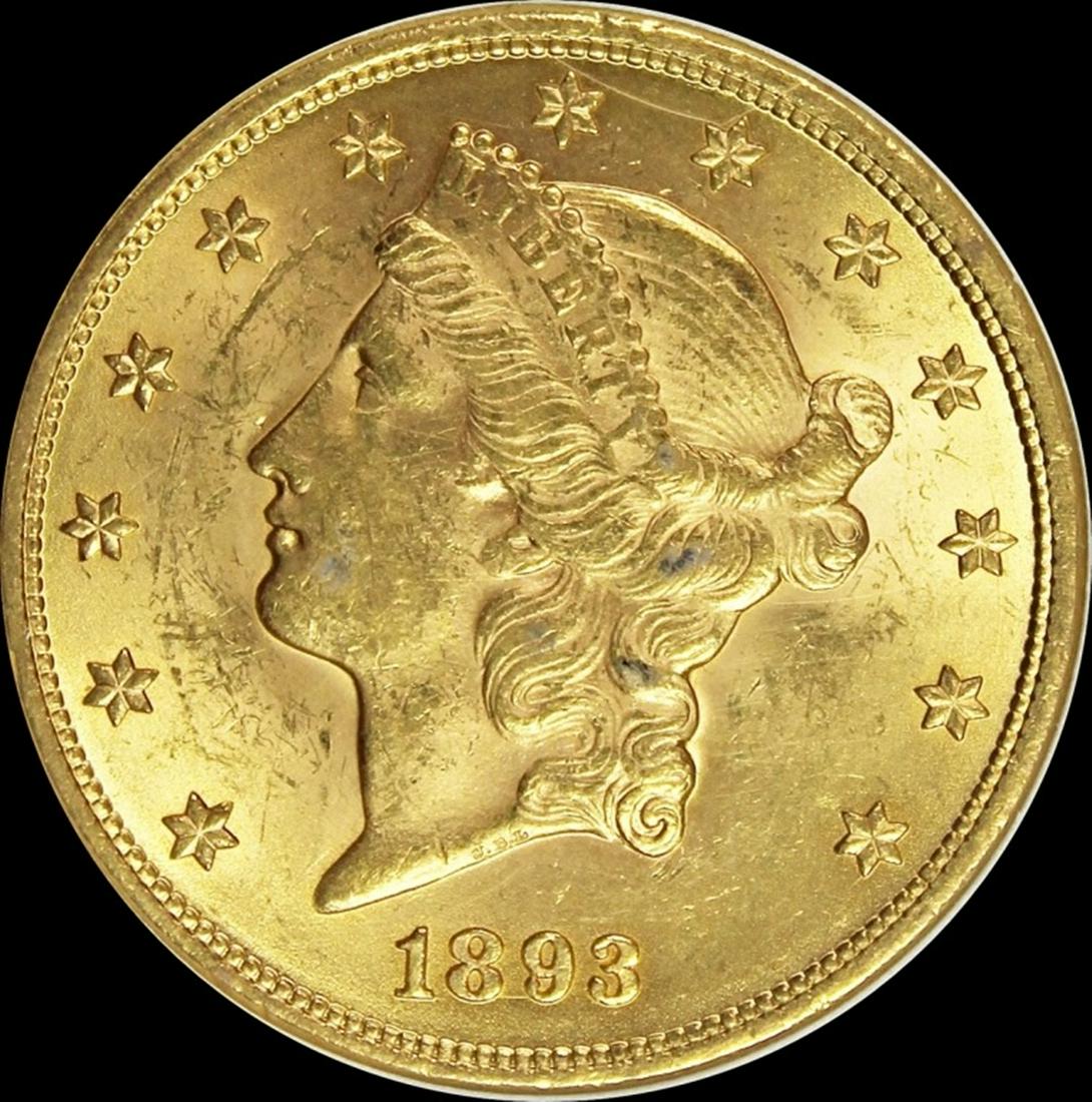 1893 $20.00 GOLD LIBERTY (1 of 4)