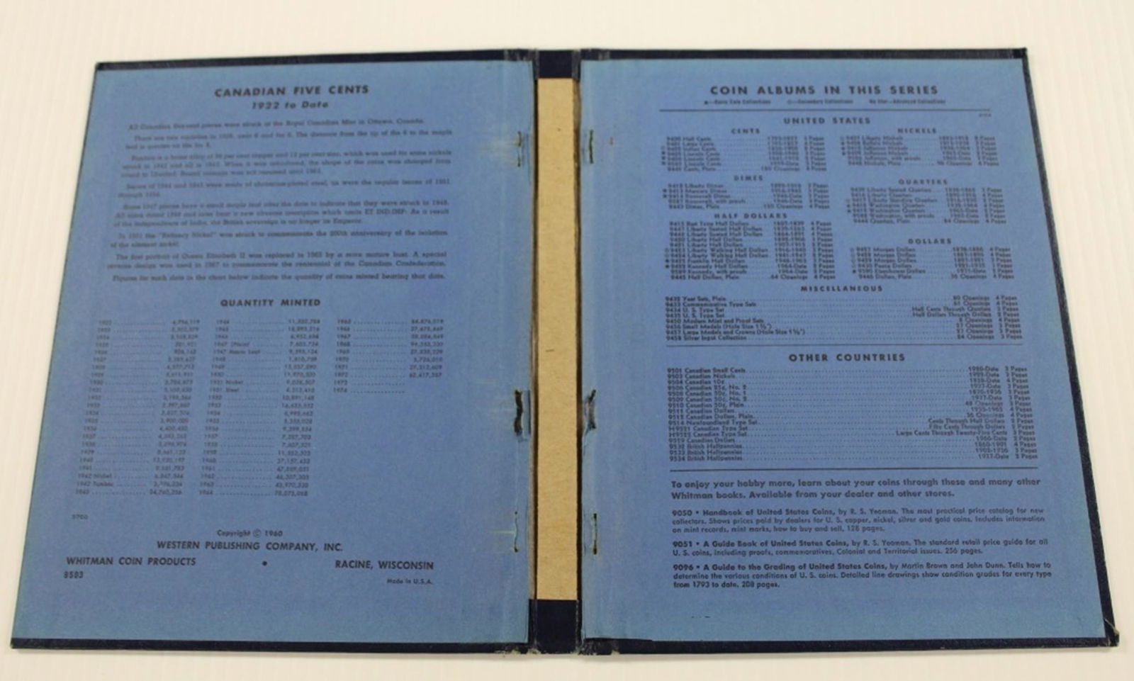 COMPLETE SET OF CANADA NICKELS 1922-1955 (1 of 5)