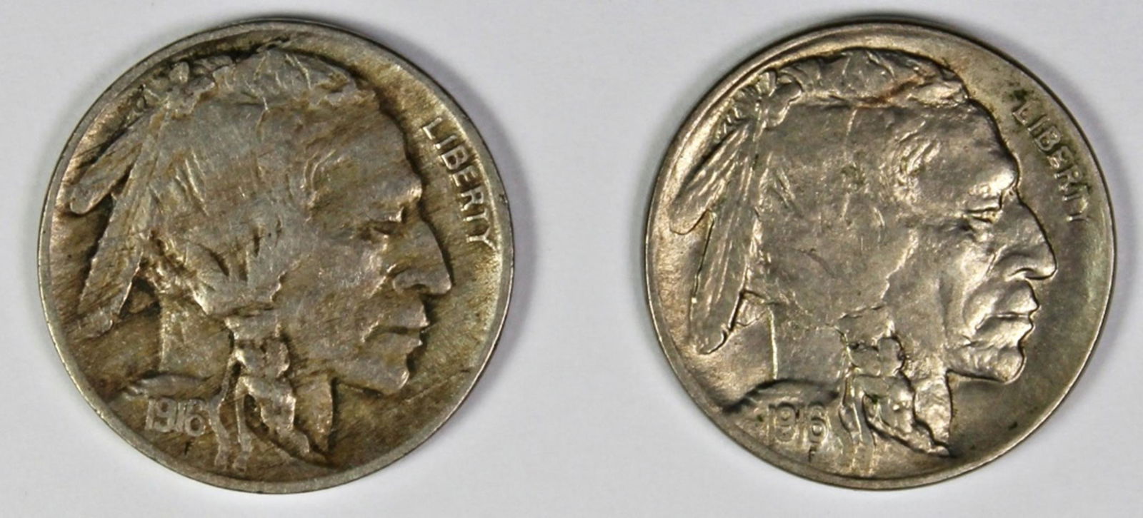 TWO BUFFALO NICKELS: (1 of 2)