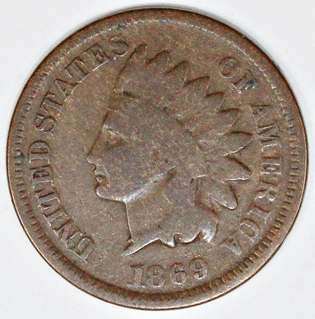 1869 INDIAN CENT (1 of 2)